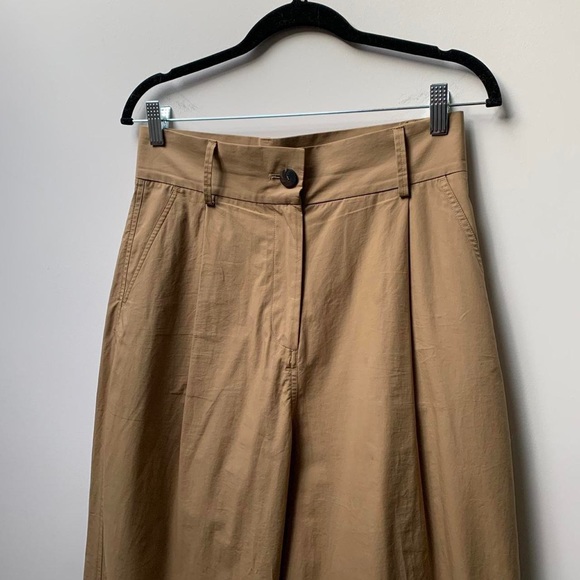 Studio Nicholson Tan Greta High-Rise Trousers from Pre-Fall 2020 - Picture 6 of 7